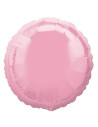 Globo foil circulo perlado rosa 45cm.