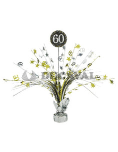 Centro de mesa 60 años