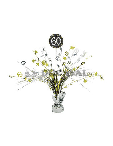 Centro de mesa 60 años
