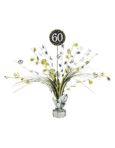 Centro de mesa 60 años