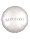 Globo foil círculo satín blanco