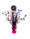 Centro de Mesa Spark.Celeb. Rosa 40  Disfraces Ducaval