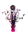 Centro de Mesa Spark.Celeb. Rosa 40  Disfraces Ducaval