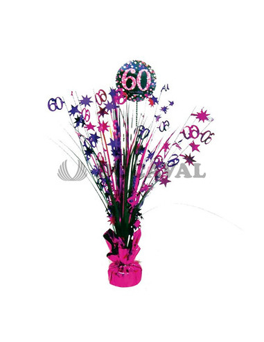 Centro de Mesa Spark.Celeb. Rosa 60  Disfraces Ducaval