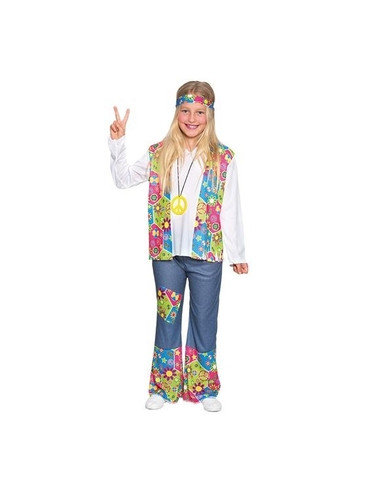 Disfraz de Hippie niña