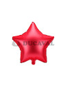 Globo foil estrella roja 48cm