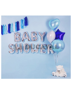 Globo foil corazón azul claro 45cm  Disfraces Ducaval