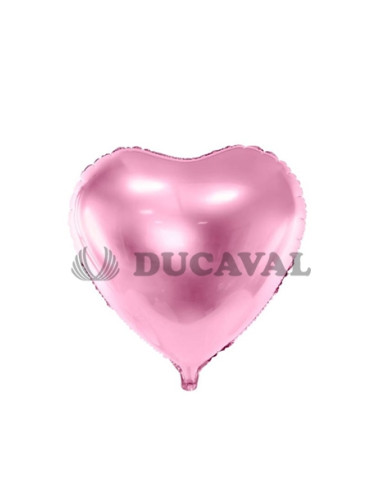 Globo foil brillo corazon rosa 45cm | Ducaval | Envíos 24/48 horas 