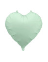 Globo foil corazón verde menta 45cm | Ducaval | Envías 24/48 horas 