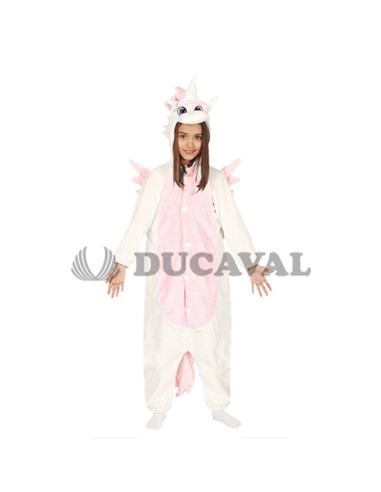 Disfraz unicornio rosa kigurumimi