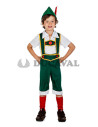 Disfraz Tirolés verde niño