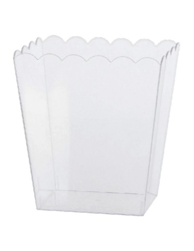 Caja transparente mediana 14.2x11.1x15.2cm | Ducaval | Envíos 24/48 h