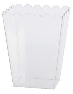 Caja transparente grande 15.4X12.7X19.5cm  Disfraces Ducaval