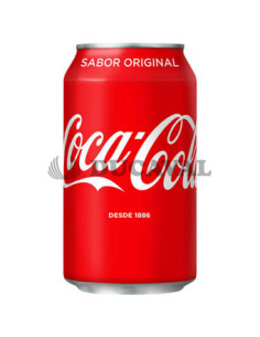 Lata de coca cola 33cc.