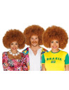 Peluca Afro Castaña | Ducaval | Envio 24/48 horas