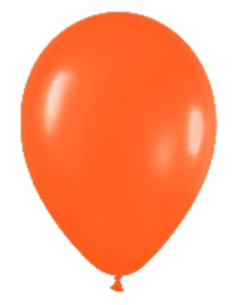 Globo látex fashion naranja 12.5cm 100 unidades | Ducaval | Envíos 24