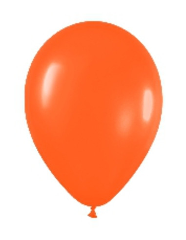 Globo látex fashion naranja 12.5cm 100 unidades | Ducaval | Envíos 24
