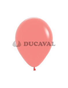 Globo látex fashion coral tropical 12.5cm 100 unidades. Ducaval envio