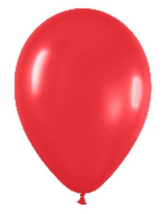 Globo látex fashion rojo 12.5cm 100 unidades | Ducaval | Envíos 24/48