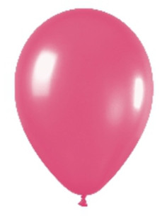 Globo látex fashion fucsia 12.5cm 100 unidades | Ducaval | Envíos 24/