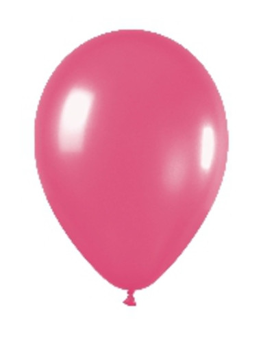 Globo látex fashion fucsia 12.5cm 100 unidades | Ducaval | Envíos 24/