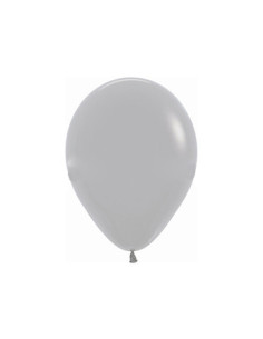 Globos Látex Fashion Gris 12.5 cm 100 U | Ducaval | Envíos 24/48 hora