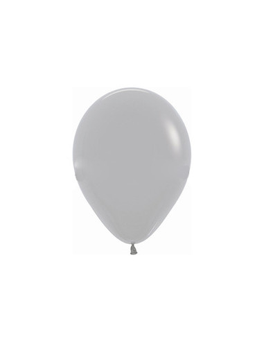 Globos Látex Fashion Gris 12.5 cm 100 U | Ducaval | Envíos 24/48 hora