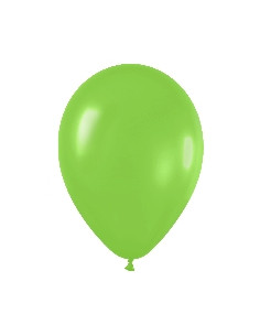 Globo látex fashion verde lima 12.5cm 100 unidades