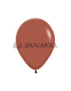 Globo látex fashion terracota 12.5cm 100 unidades