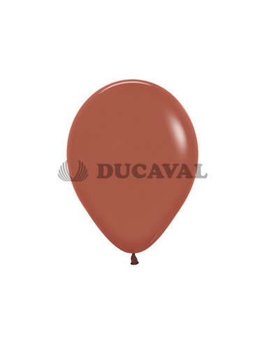 Globo látex fashion terracota 12.5cm 100 unidades