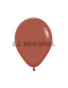 Globo látex fashion terracota 12.5cm 100 unidades