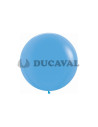 Globo látex fashion azul  SLD 60cm 10 unidades. Ducaval envios 24/48 