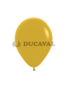 Globo látex fashion mostaza 12.5cm 100 unidades. Ducaval envios 24/48