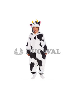 Disfraz vaca kigurumimi infantil