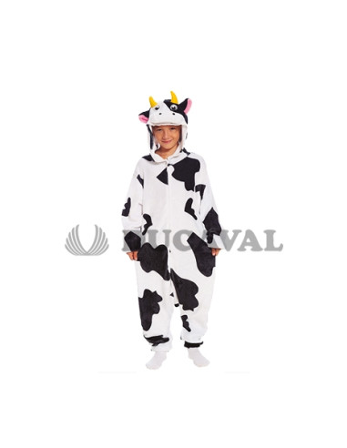 Disfraz vaca kigurumimi infantil