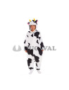 Disfraz vaca kigurumimi infantil
