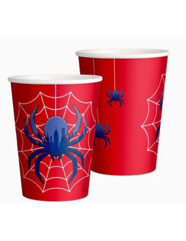 Vaso cartón Spider  270cc 10ud  | Ducaval | Envías 24/48 horas 