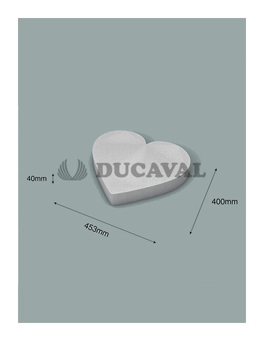 Base corazón 400 x 40 mm