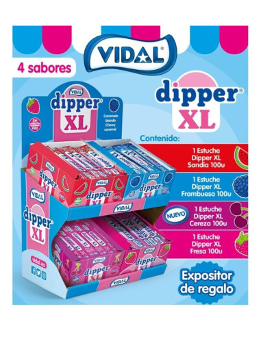   Lote expo dipper XXL 4 sabores| Ducaval | Envías 24/48 horas 