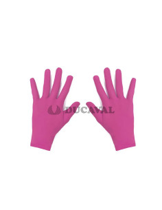 Guantes cortos adulto fucsia | Ducaval | Envío 24/48h