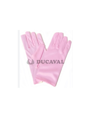 Guantes cortos adulto rosa | Ducaval | Envío 24/48h