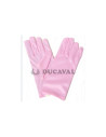 Guantes cortos adulto rosa | Ducaval | Envío 24/48h