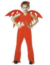 Disfraz de Demonia con alas  infantil | Ducaval |