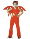 Disfraz de Demonia con alas  infantil | Ducaval |