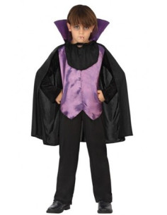 Disfraz  Vampiro morado infantil | Ducaval | Envíos 24/48h