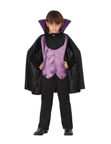 Disfraz  Vampiro morado infantil | Ducaval | Envíos 24/48h