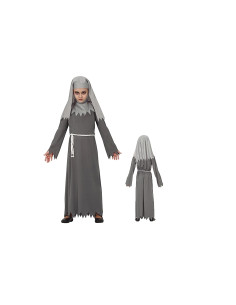 Disfraz monja gótica gris infantil | Ducaval | Envíos 24/48 horas