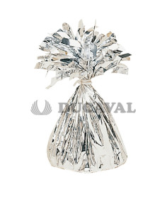 Contrapeso globos plata