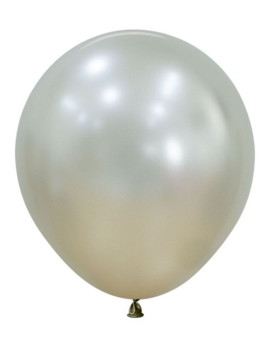 Globo Látex 45cm Perla Crema | Ducaval | Envías 24/48 horas 