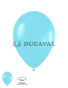 Globos látex caribe 30cm. 50 unidades  Disfraces Ducaval